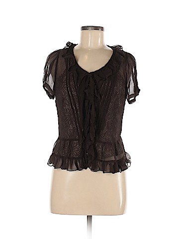 Tocca Short Sleeve Silk Top (view 1)