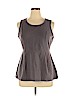 Daisy Fuentes Gray Sleeveless Top Size XL - photo 1