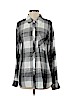 Rails 100% Rayon Black Long Sleeve Button-Down Shirt Size S - photo 1