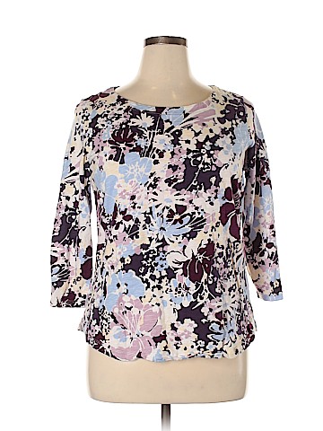 Lands' End 3/4 Sleeve T-Shirt (view 1)