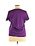 St. John's Bay 100% Cotton Purple Short Sleeve T-Shirt Size XL - photo 2