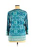 Assorted Brands Blue 3/4 Sleeve Top Size XL - photo 2