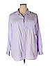 Old Navy 100% Tencel Lyocell Purple Long Sleeve Button-Down Shirt Size XXL - photo 1