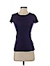Theory 100% Cotton Purple Short Sleeve T-Shirt Size S - photo 1