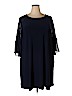 Nina Leonard Blue Casual Dress Size 2X - photo 1