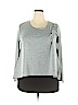 Assoluto Gray Long Sleeve Top Size 4X - photo 1