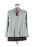 Assoluto Gray Long Sleeve Top Size 4X - photo 2
