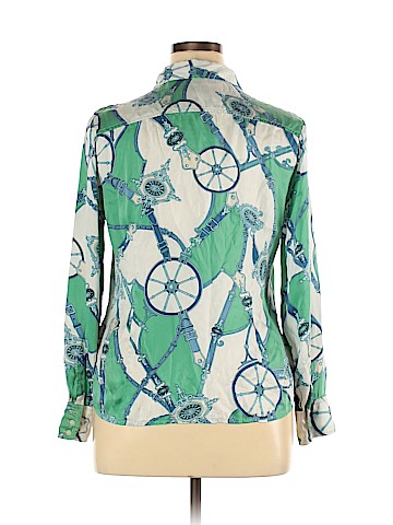 Liz Claiborne Long Sleeve Silk Top (view 2)