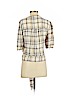 Paige 100% Viscose Tan 3/4 Sleeve Blouse Size S - photo 2