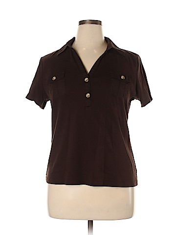Karen Scott Short Sleeve Polo (view 1)