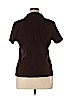 Karen Scott 100% Cotton Brown Short Sleeve Polo Size XL - photo 2