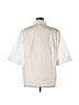 American Sweetheart White 3/4 Sleeve Button-Down Shirt Size XL - photo 2