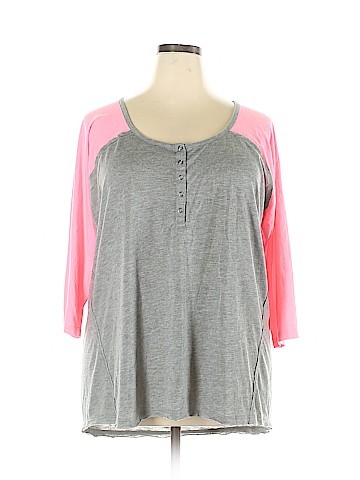 Torrid 3/4 Sleeve Henley (view 1)