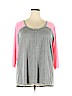 Torrid Gray 3/4 Sleeve Henley Size 3X Plus (3) - photo 1