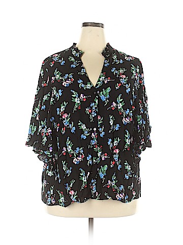 Maeve by Anthropologie Short Sleeve Blouse (view 1)