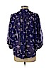 Rebecca Taylor 100% Polyester Purple 3/4 Sleeve Blouse Size 6 - photo 2