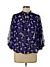 Rebecca Taylor 100% Polyester Purple 3/4 Sleeve Blouse Size 6 - photo 1