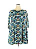 ALL FOR COLOR Blue Casual Dress Size XL - photo 1