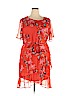 A New Day 100% Polyester Red Casual Dress Size XXL - photo 1