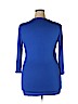 Doublju Blue 3/4 Sleeve Top Size 2X - photo 2