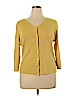 Carolyn Taylor Yellow Cardigan Size XL - photo 1