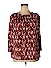 Liz Claiborne Red 3/4 Sleeve Top Size XXL - photo 1