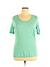 Lane Bryant Green Short Sleeve T-Shirt Size 14 - 16 Plus - photo 1