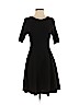 Aqua 100% Cashmere Black Casual Dress Size M - photo 1