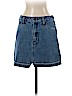 Free People 100% Cotton Blue Denim Skirt Size 2 - photo 1