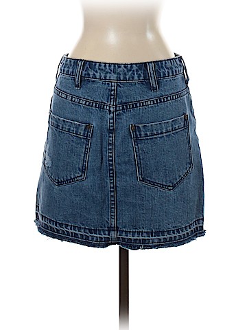 Free People Denim Skirt (view 2)