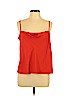 Topshop Red Sleeveless Blouse Size 10 - photo 1