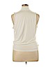 Sophie Max 100% Cotton Ivory Sleeveless Top Size XL - photo 2