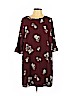 Lulu's 100% Polyester Burgundy Casual Dress Size L - photo 1