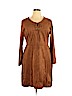 NY Collection Brown Casual Dress Size XL - photo 1