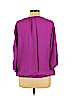 Joie 100% Silk Purple 3/4 Sleeve Silk Top Size L - photo 2