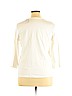 Chico's 100% Cotton White 3/4 Sleeve T-Shirt Size XL (3) - photo 2