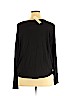 Sweet Romeo Black Long Sleeve Button-Down Shirt Size XL - photo 2