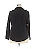 Lane Bryant Black Long Sleeve Button-Down Shirt Size 22 - photo 2