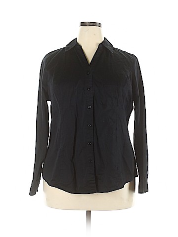 Lane Bryant Long Sleeve Button-Down Shirt (view 1)