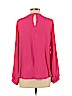 Lush 100% Polyester Pink Long Sleeve Blouse Size S - photo 2