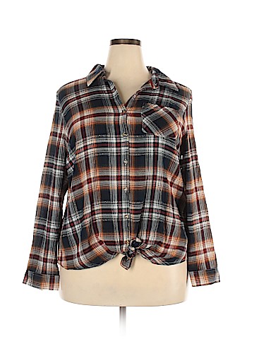 DressBarn Long Sleeve Button-Down Shirt (view 1)