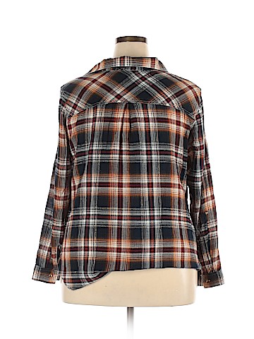 DressBarn Long Sleeve Button-Down Shirt (view 2)