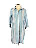 En Creme 100% Cotton Blue Casual Dress Size 1X - photo 1