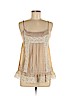 BCBGMAXAZRIA Tan Sleeveless Blouse Size 6 - photo 1