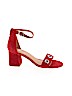 Seychelles 100% Leather Red Heels Size 8 1/2 - photo 1