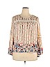 Style&Co 100% Nylon Ivory Long Sleeve Top Size XL - photo 1
