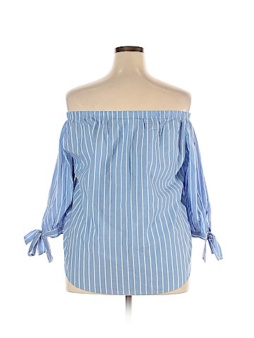 H&M L.O.G.G. 3/4 Sleeve Blouse (view 2)