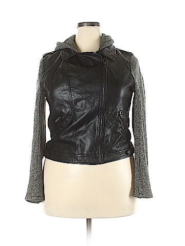 Xhilaration Faux Leather Jacket (view 1)