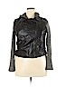 Xhilaration 100% Polyurethane Black Faux Leather Jacket Size XXL - photo 1