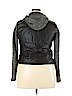 Xhilaration 100% Polyurethane Black Faux Leather Jacket Size XXL - photo 2
